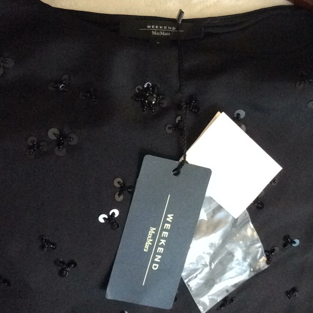 Weekend MaxMara Black Top NWT!